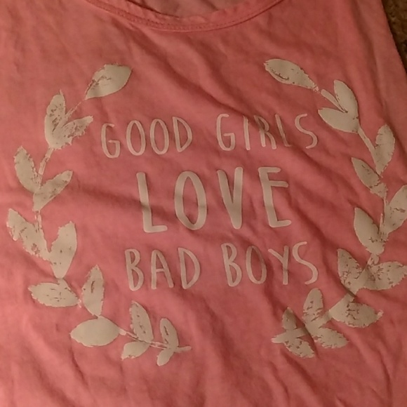 Good Girls LOVE Bad Boys tank JR MED - Picture 2 of 2